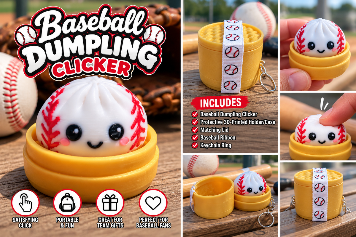 Baseball Dumpling Clicker