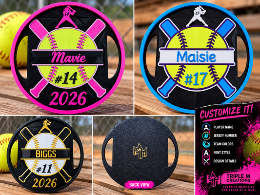 Personalized Player Name & Number Fan